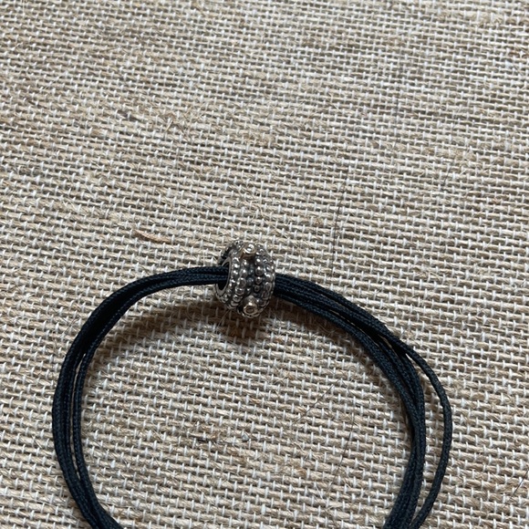 Pandora 14k diamond two tone 14k 925 bead - Picture 2 of 3